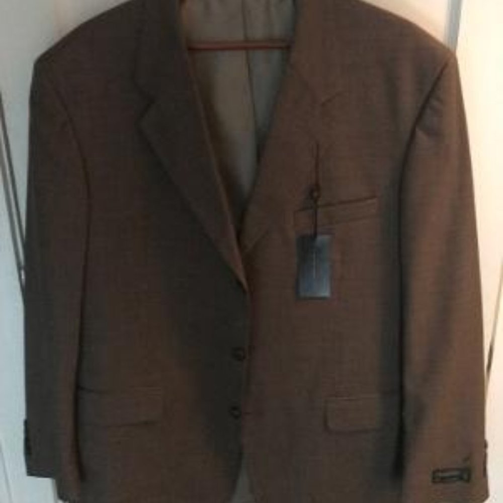 New Daniel Gray medium brown 2 piece suit w/tags